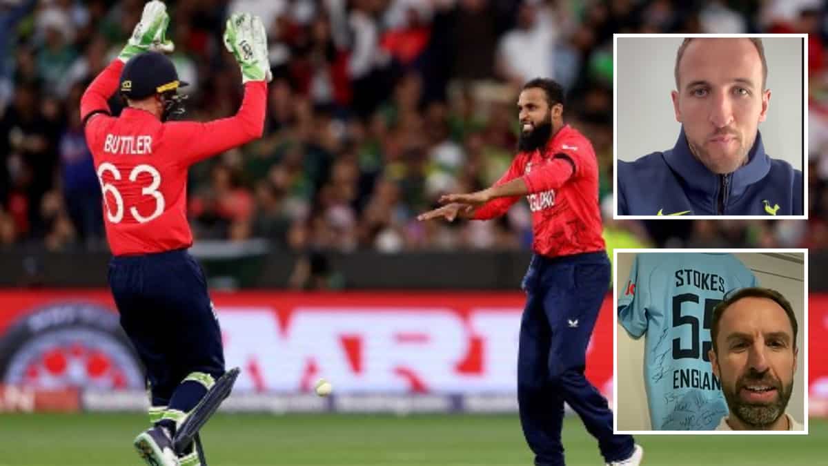 Watch: Harry Kane, Gareth Southgate wish England cricket team for T20 WC final against Pakistan