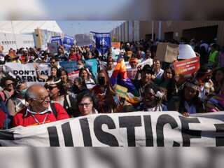 30 Egyptians protest outside COP27 Summit, demand protection of coral reefs