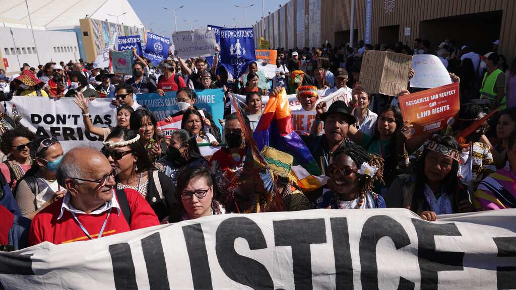 30 Egyptians protest outside COP27 Summit, demand protection of coral reefs