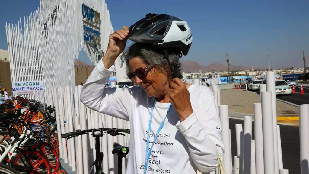 WION Climate Tracker | Swedish activist cycles to Egypt to attend COP27