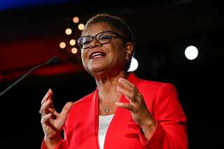 Karen Bass: Los Angeles elects its first female mayor in 241 years 