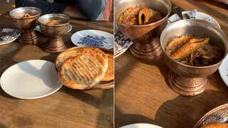 To beat the cold, Kashmiris eat Harissa. This centuries-old cuisine keeps Kashmiris warm