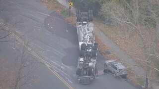 US: Thousands of gallons of fuel spilled after tanker crashed, hundreds of homes evacuated