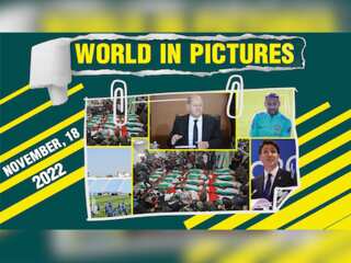 World in Pictures: Brazil's preparation ahead of FIFA World Cup; APEC summit in Bangkok