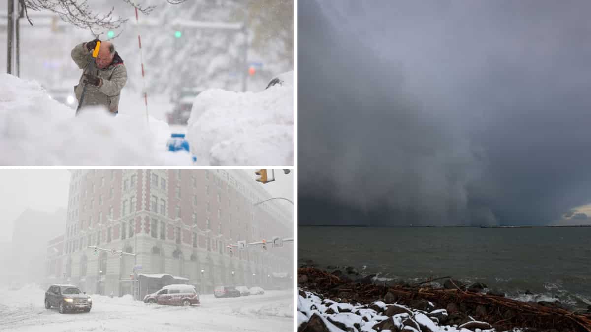 In Pics | ‘Lake effect’ snowstorm paralyses parts of New York state ...