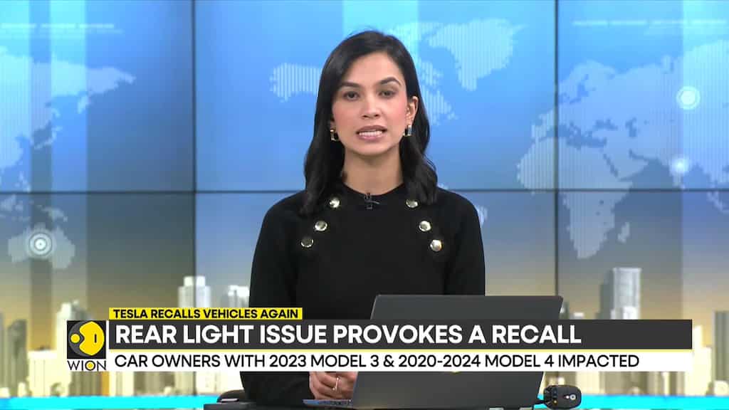 Tesla recalls over 300,000 vehicles in US over taillight software glitch