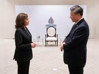 US and China call for open communication between their countries, US VP Harris meets Xi in Thailand