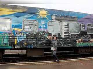 Ukraine rolls first passenger train into newly freed Kherson