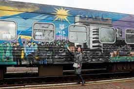 Ukraine rolls first passenger train into newly freed Kherson