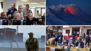 Top 10 world news: Powerful explosions at Zaporizhzhia nuclear plant, Türkiye's operation Claw-Sword, and more