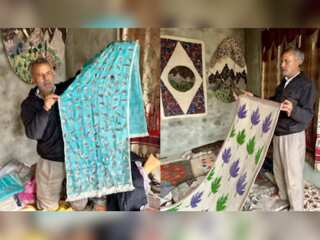 Kashmir: Artisan makes traditional Namda with a new twist | India