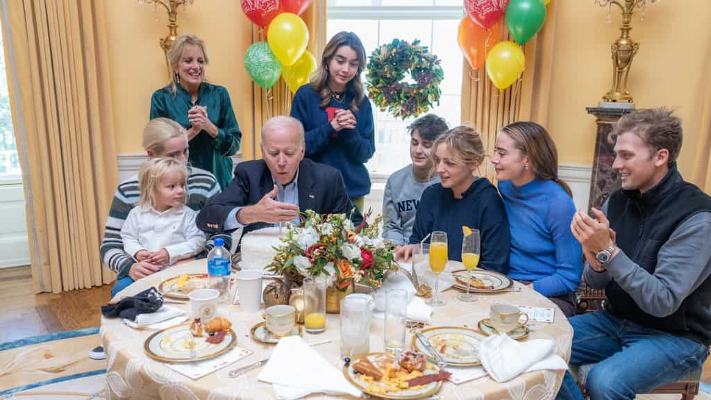 Joe Biden becomes the first US President to celebrate 80th birthday in White House