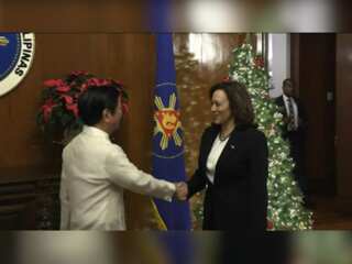 US Vice President Kamala Harris meets Philippine president