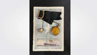 Frozen in time: Golden pocket watch that sank with Titanic sold at auction, 110 years on