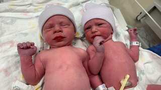 Oregon couple welcomes twins from embryos frozen about 30 years ago