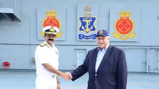 US Secy of Navy visits India's Southern Naval Command & INS Vikrant