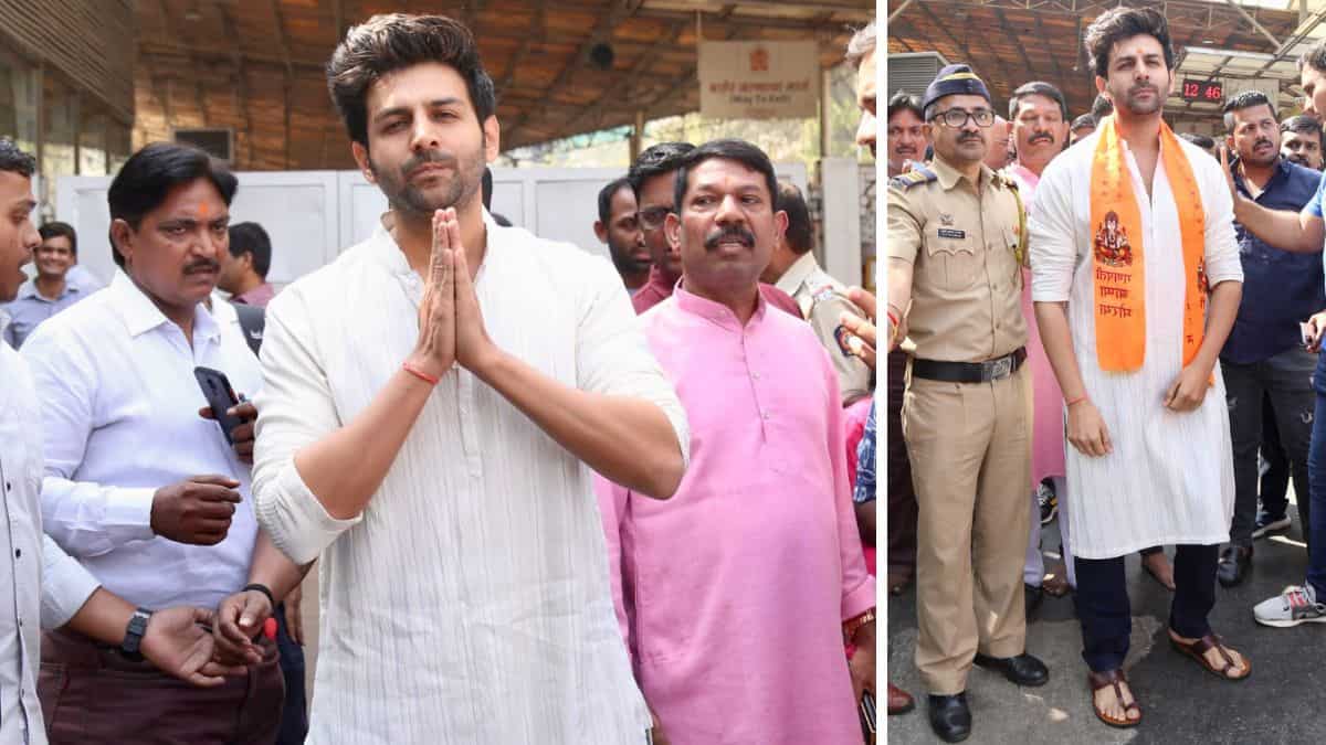 Kartik Aaryan visits Siddhivinayak temple on his birthday, releases first teaser of 'Shehzada' Kartik Aaryan visits Siddhivinayak temple on his birthday, releases first teaser of 'Shehzada'