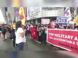 Activists Protest Against U.S. Vice President Harris' Philippines Visit