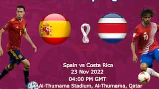 FIFA World Cup 2022: Spain vs. Costa Rica, see preview & predictions, injury news, H2H records and line-up