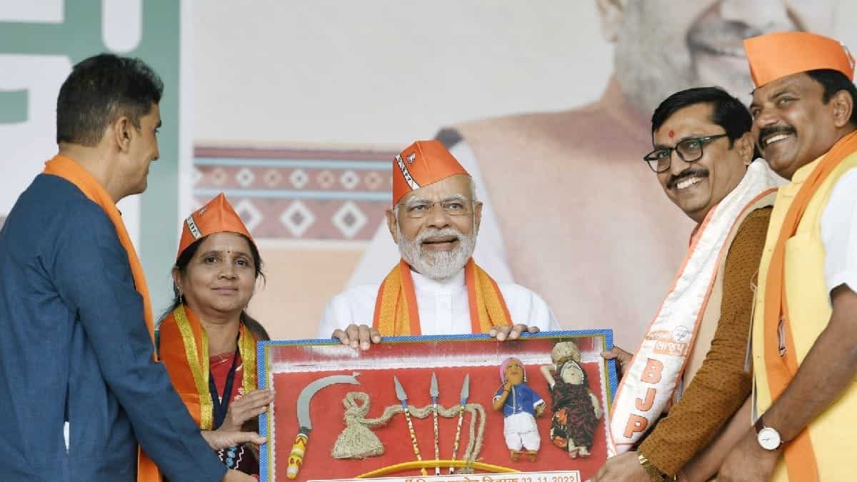 Gujarat Elections 2022: As 'servant of people', Modi seeks another BJP term Gujarat Elections 2022: As 'servant of people', Modi seeks another BJP term