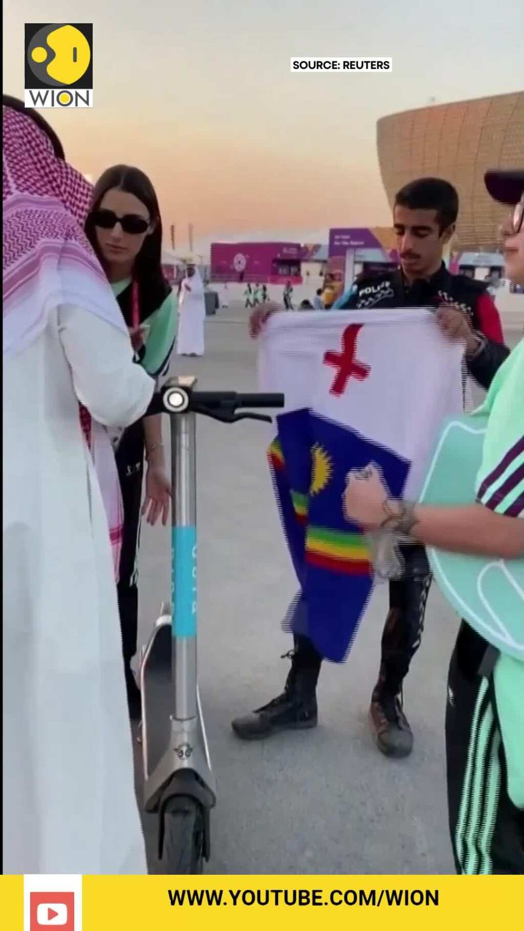 FIFA 2022: Brazilian Journo at WC says regional flag mistaken for LGBTQ symbol