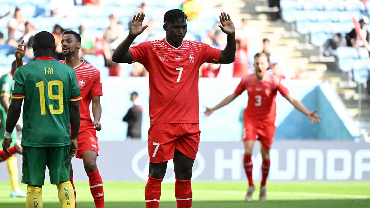 Switzerland's Breel Embolo refuses to celebrate after scoring winner against Cameroon in FIFA WC; Here's why