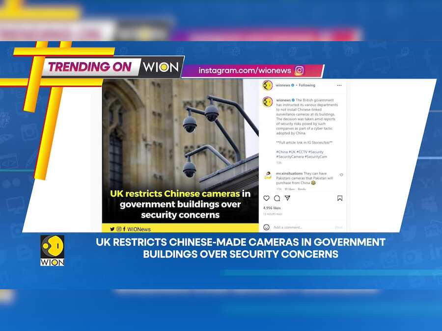 Trending On WION: UK restricts Chinese-made cameras