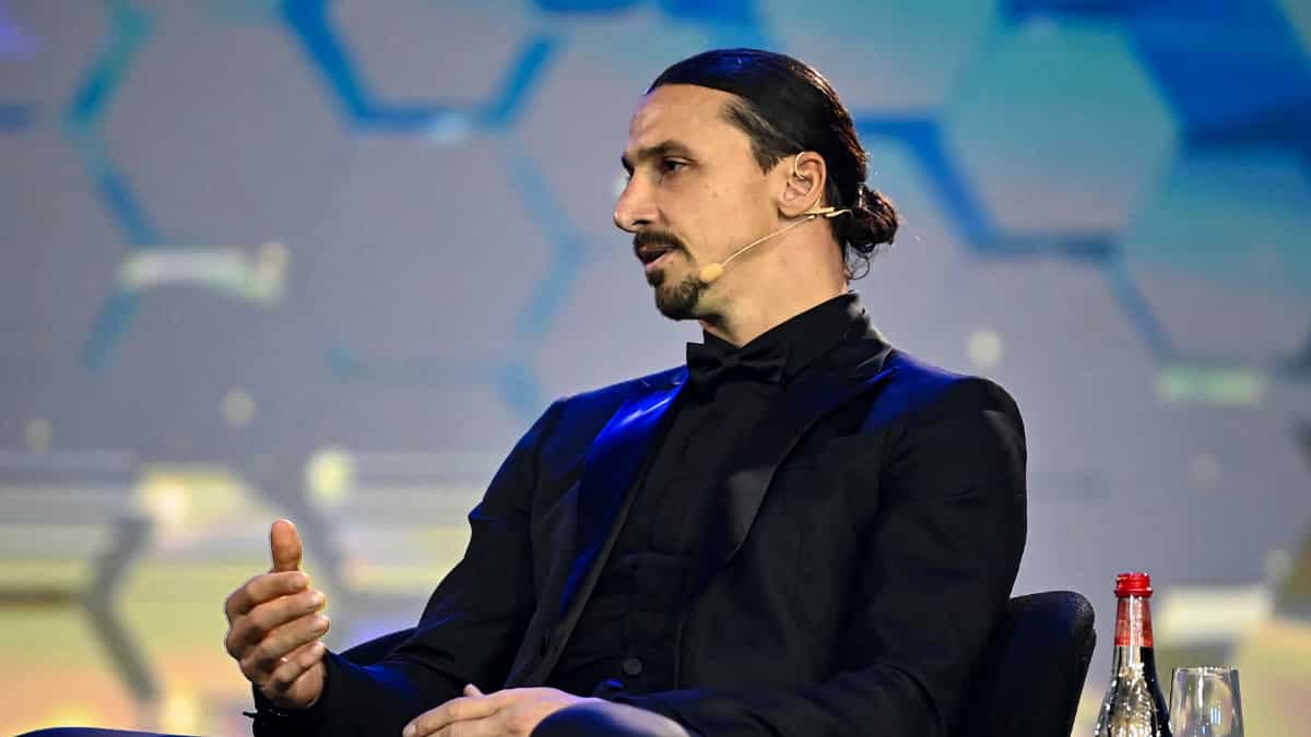 Zlatan's hippie look