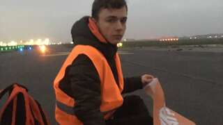 Watch | Climate activists glue themselves to tarmac at Berlin airport, urge people to avoid flying 