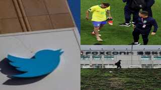 Top 10 world news: China's iPhone plant unrest, Neymar's ankle injury, Twitter's new verified checks, and more