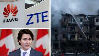 Morning news brief: US bans Chinese telecoms, shelling kills 15 in Kherson, says Ukraine, and more