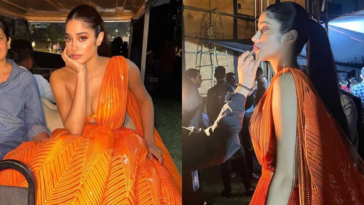 Janhvi Kapoor turns showstopper for designer Amit Aggarwal in jaw-dropping tangerine ethnic attire Janhvi Kapoor turns showstopper for designer Amit Aggarwal in jaw-dropping tangerine ethnic attire