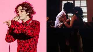 Matty Healy, lead vocalist of The 1975 band, shocks concertgoers by kissing fan onstage