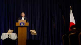 Japanese Prime Minister Fumio Kishida's public support slips to a new low