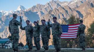 Four US military officers promoted in Himalayas during Indo-US drills