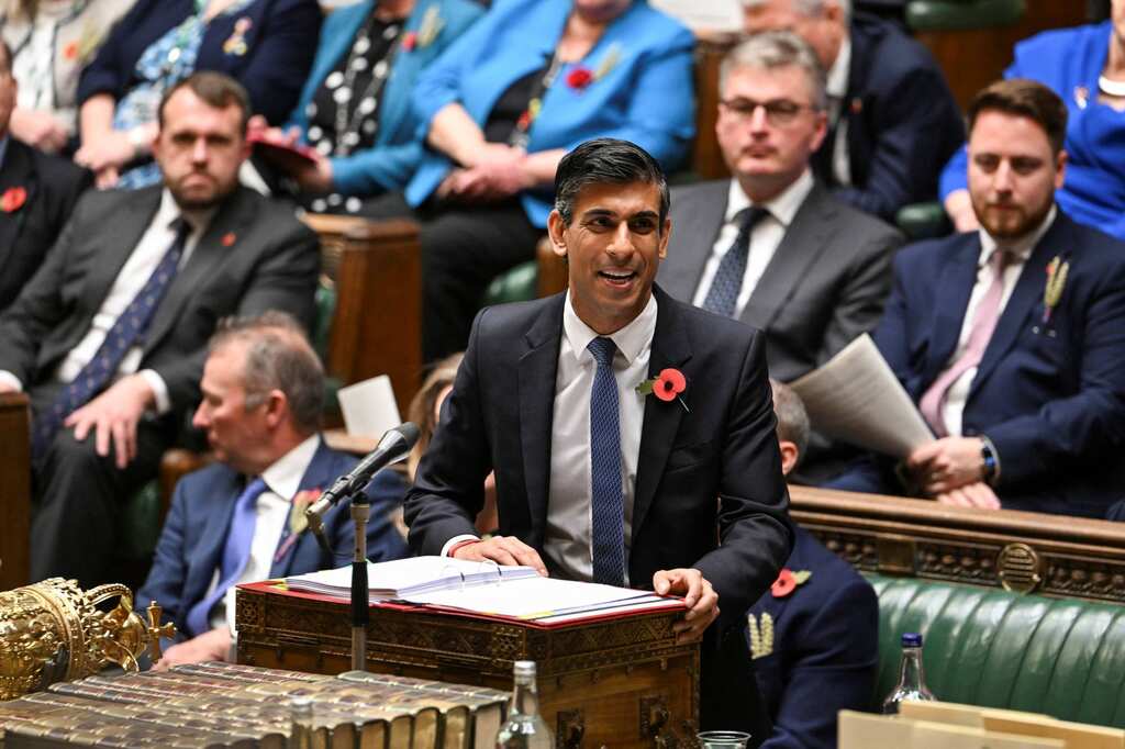 Ex-Tory chairman joins rebellion against UK PM Rishi Sunak