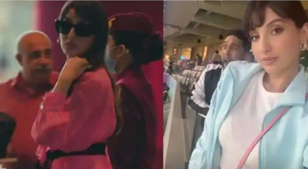 Nora Fatehi arrives in Qatar for her World Cup fan fest performance. Check out the viral video Nora Fatehi arrives in Qatar for her World Cup fan fest performance. Check out the viral video