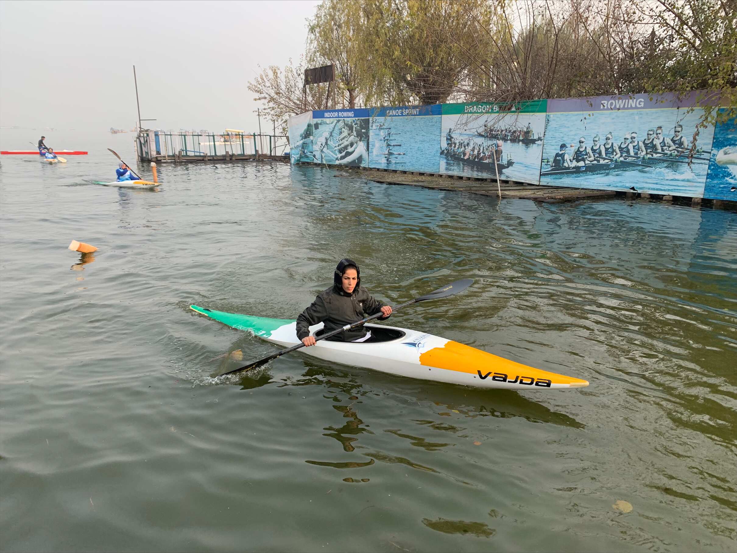 Over 200 female athletes trained in water sports with a goal to