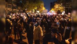 China: White House supports peaceful protests, mass testing resumes in Shanghai