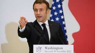 On a state visit, Macron blasts US law as 'super aggressive' for European businesses
