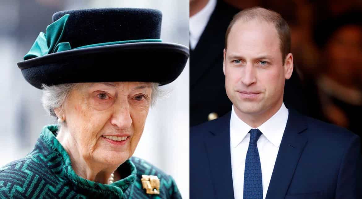 Prince William's godmother, 83, resigns over racism row Prince William's godmother, 83, resigns over racism row