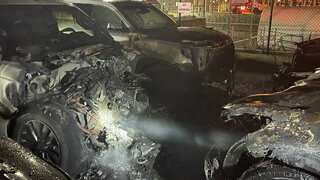 Controversy theories erupt after cars used by Joe Biden and his Secret service in Nantucket catch fire