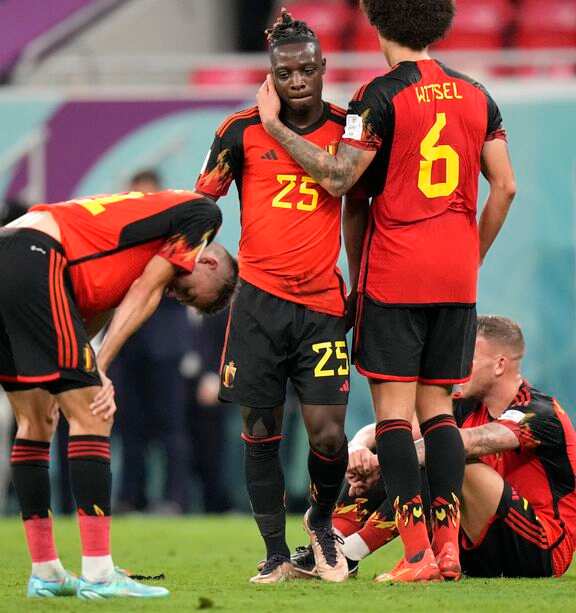 Belgium knocked out of FIFA World Cup group stage