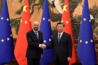 Chinese President Xi Jinping urges for 'Ukraine talks' in a meeting with EU's council chief Michel