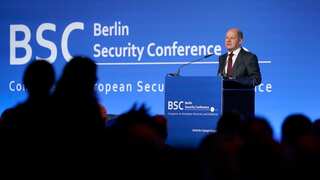 Scholz calls for resolution of ‘all questions of common security’ with Russia to ensure pre-war ‘peace order’
