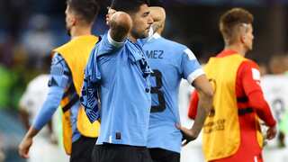 Uruguay beat Ghana but exit World Cup on goals scored; South Korea beat Portugal