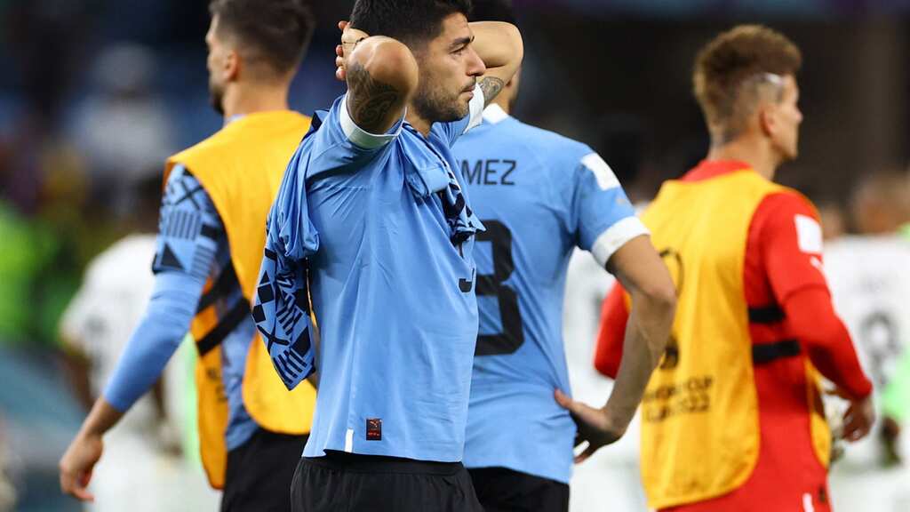 Uruguay beat Ghana but exit World Cup on goals scored; South Korea beat Portugal