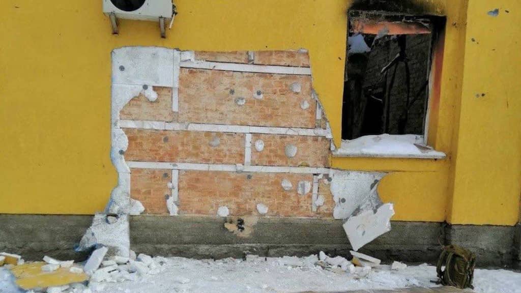 Ukraine: Group steals Banksy's mural off a battle-scarred wall, detained in Hostomel