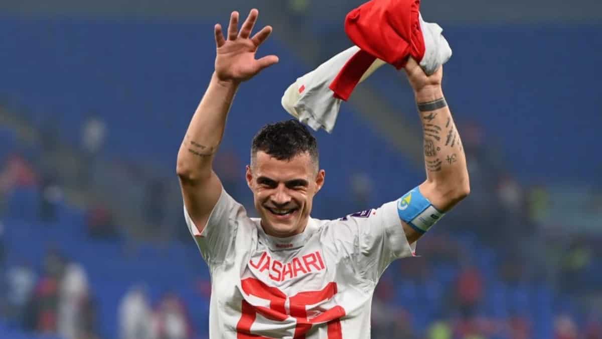 Arsenal player's 'political act' during World Cup game could prompt a FIFA investigation Arsenal player's 'political act' during World Cup game could prompt a FIFA investigation
