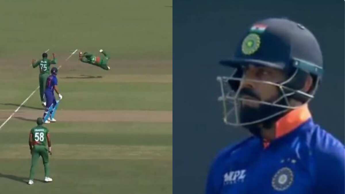 WATCH | Stunned Virat Kohli walks off after Bangladesh skipper Litton Das takes a brilliant catch